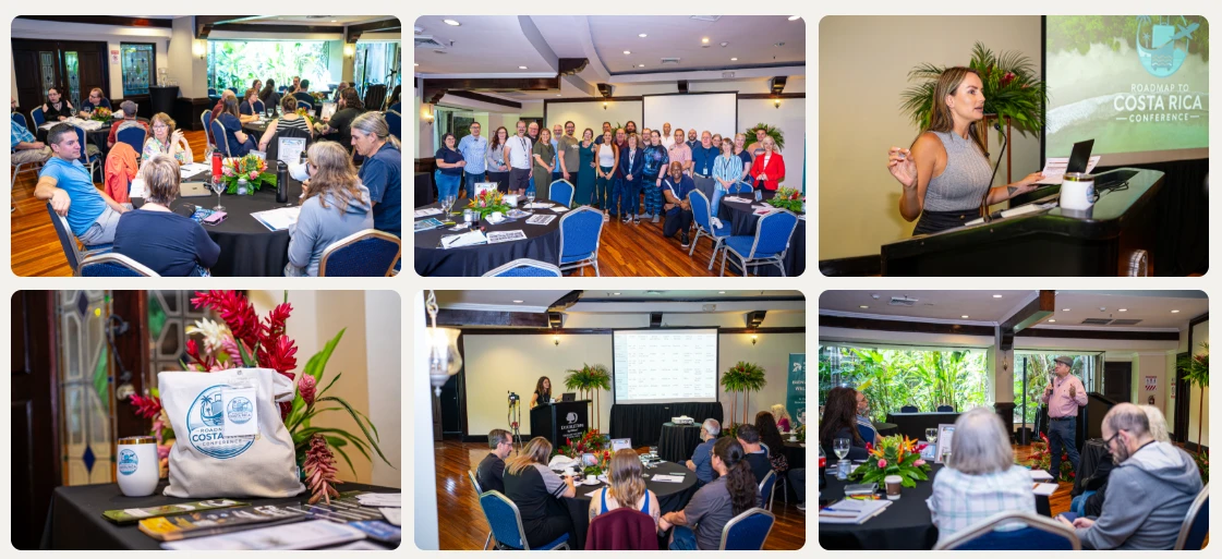 Sarah Elena presenting at ReloHQ's Roadmap to Costa Rica Conference